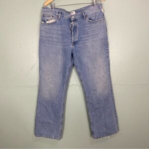 Agolde Relaxed Bootcut Jeans Blue Light Wash‎ Denim Sz 33